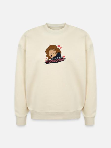 Stop It Ron - Stanley/Stella Radder Unisex Oversized Organic Sweatshirt - cool heather grey