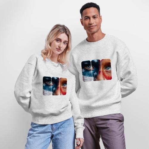 USA: Star-Spangled Glance - Stanley/Stella Radder Unisex Oversized Organic Sweatshirt