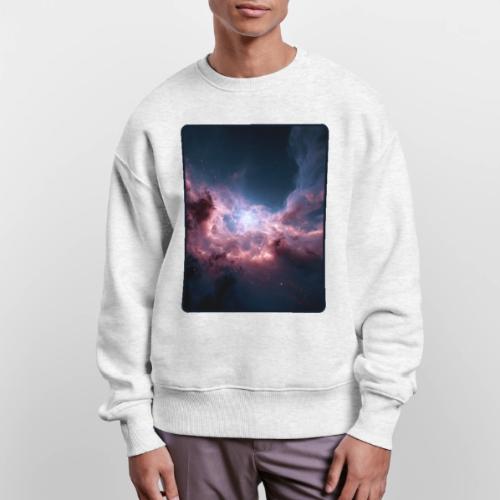 Radiant Cosmic Nebula Artwork - Stanley/Stella Radder Unisex Oversized Organic Sweatshirt
