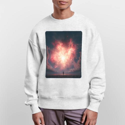 Supernova Sky Sci-Fi Artwork - Stanley/Stella Radder Unisex Oversized Organic Sweatshirt