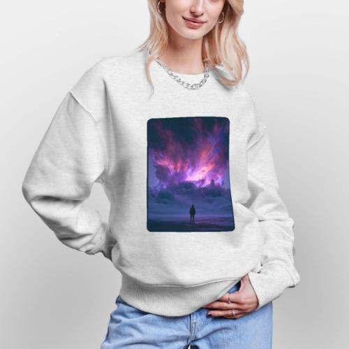 Cosmic Supernova Night Design - Stanley/Stella Radder Unisex Oversized Organic Sweatshirt