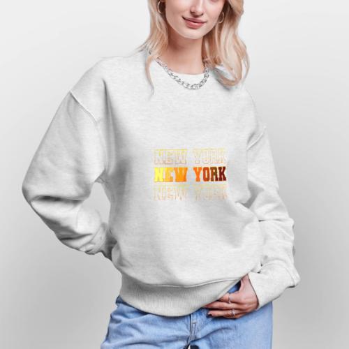 New York Varsity Echo - Stanley/Stella Radder Unisex Oversized Organic Sweatshirt