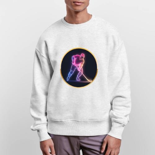 Hockey: Neon Ice Rush - Stanley/Stella Radder Unisex Oversized Organic Sweatshirt