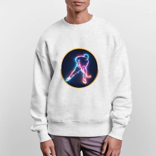 Golden Neon Hockey - Stanley/Stella Radder Unisex Oversized Organic Sweatshirt