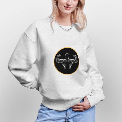 Bodybuilding: Golden Back Power - Stanley/Stella Radder Unisex Oversized Organic Sweatshirt
