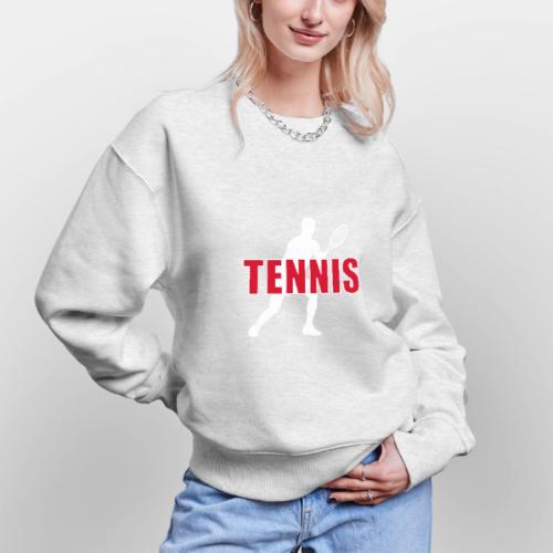 Red Court Tennis - Stanley/Stella Radder Unisex Oversized Organic Sweatshirt