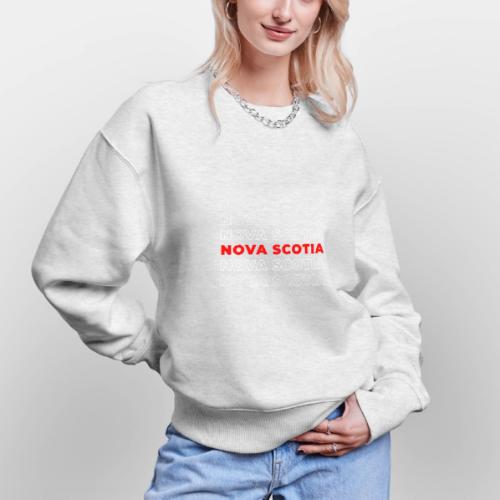 Nova Scotia Script - Stanley/Stella Radder Unisex Oversized Organic Sweatshirt