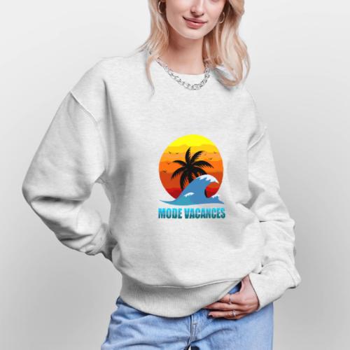 Vacation Mode: Tropical Escape - Stanley/Stella Radder Unisex Oversized Organic Sweatshirt