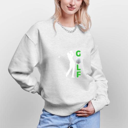 Golf: Classic Golf Motion - Stanley/Stella Radder Unisex Oversized Organic Sweatshirt