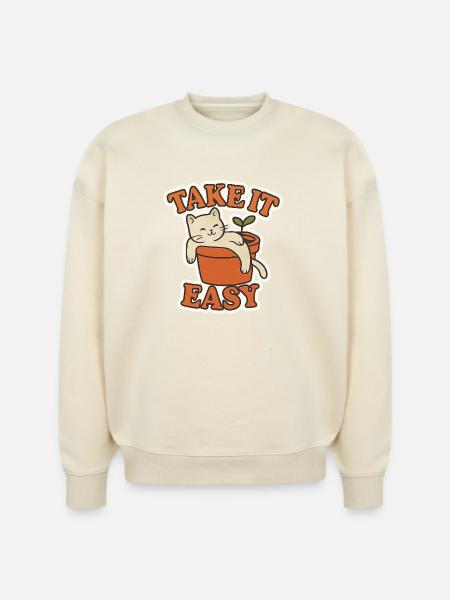 Take It Easy - Stanley/Stella Radder Unisex Oversized Organic Sweatshirt -