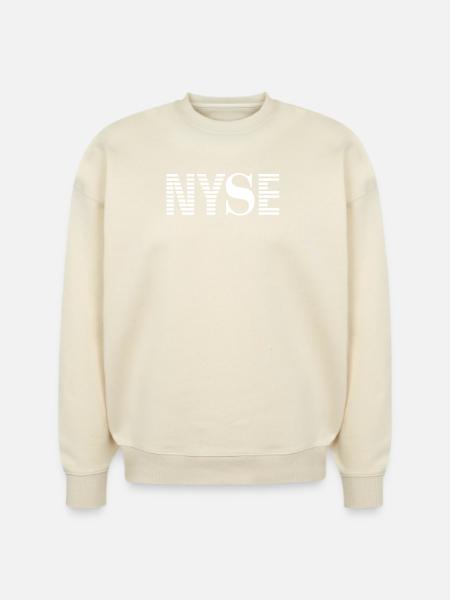 Nyse New York Stock Exchange - Stanley/Stella Radder Unisex Oversized Organic Sweatshirt - cool heather grey