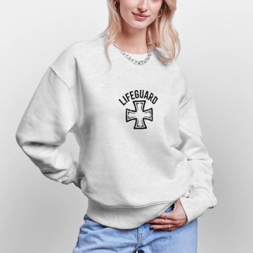 Lifeguard Cross Emblem - Stanley/Stella Radder Unisex Oversized Organic Sweatshirt