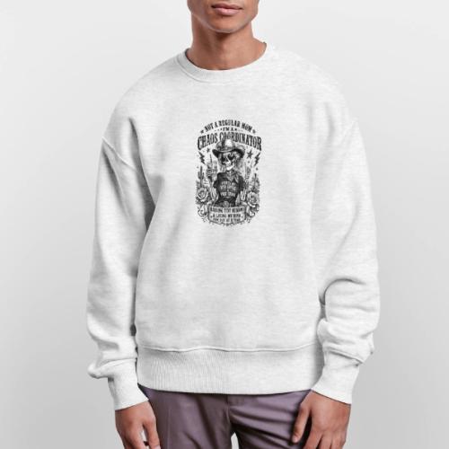 Chaos Coordinator Mom Skeleton Cowgirl - Stanley/Stella Radder Unisex Oversized Organic Sweatshirt