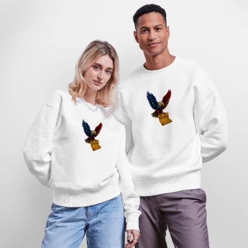 Bill of Rights Bald Eagle - Stanley/Stella Radder Unisex Oversized Organic Sweatshirt