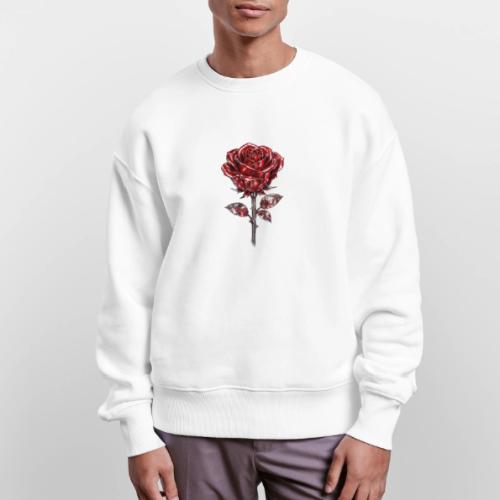 2 Set - Silver and Gold Roses - Stanley/Stella Radder Unisex Oversized Organic Sweatshirt