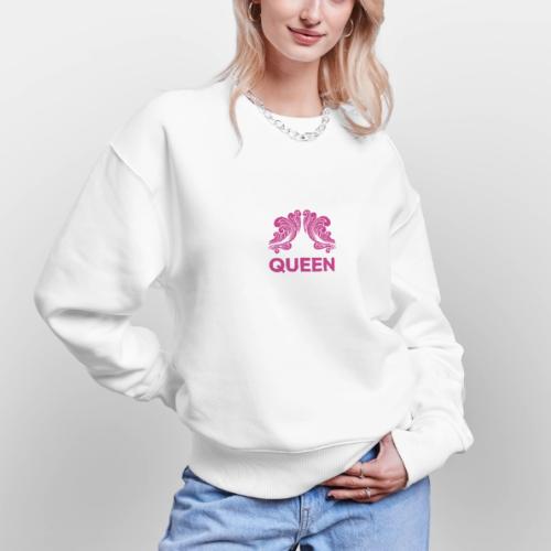 Queenlisse™ Signature Crown T-Shirt – Elegant - Stanley/Stella Radder Unisex Oversized Organic Sweatshirt
