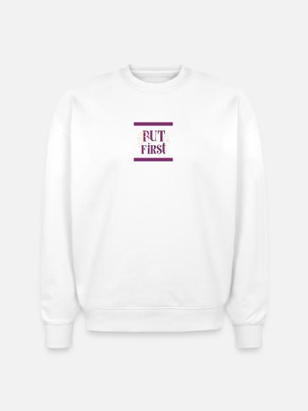 Whimsical - Stanley/Stella Radder Unisex Oversized Organic Sweatshirt - white