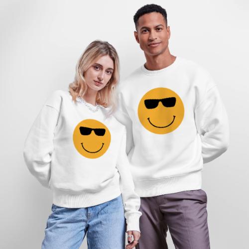 Orange Face with Sunglasses - Stanley/Stella Radder Unisex Oversized Organic Sweatshirt