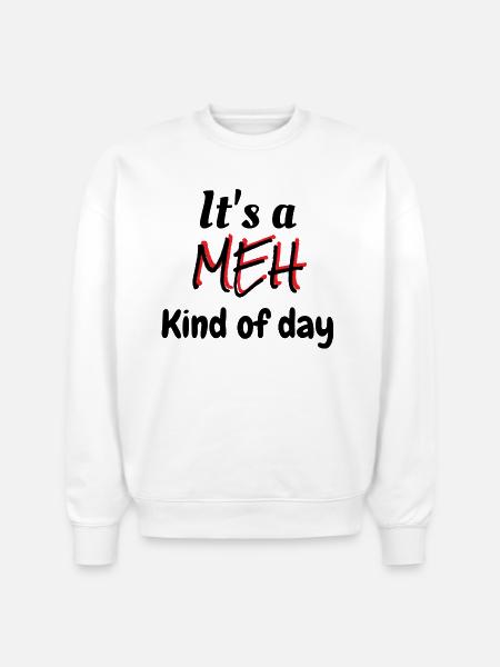 MEH - Stanley/Stella Radder Unisex Oversized Organic Sweatshirt - white