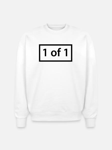 =1of1=(1) - Stanley/Stella Radder Unisex Oversized Organic Sweatshirt - white