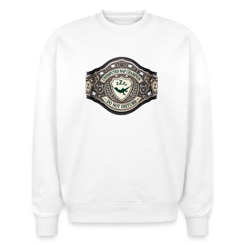 Nap Champion Belt T Shirt - Stanley/Stella Radder Unisex Oversized Organic Sweatshirt