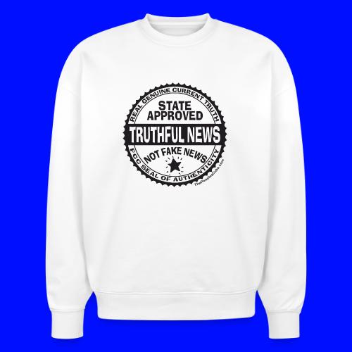 Truthful News FCC Seal - Stanley/Stella Radder Unisex Oversized Organic Sweatshirt