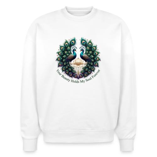 Your Beauty Holds My Soul Peacock Gifts T-Shirt - Stanley/Stella Radder Unisex Oversized Organic Sweatshirt