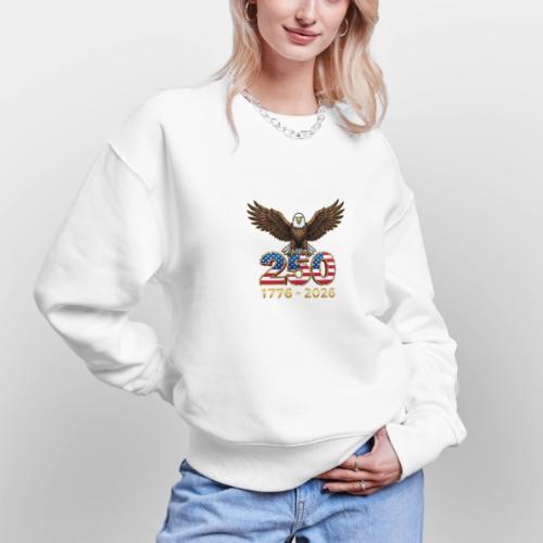 Eagle 250th Anniversary 1776-2026 - Stanley/Stella Radder Unisex Oversized Organic Sweatshirt