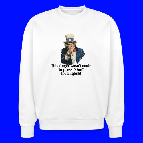 Uncle Sam - Finger - Stanley/Stella Radder Unisex Oversized Organic Sweatshirt