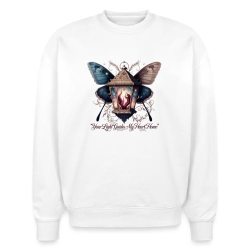 Guiding Light Eternal Flame Lantern Romance Gifts - Stanley/Stella Radder Unisex Oversized Organic Sweatshirt