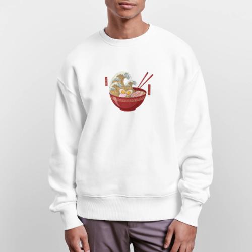 The Great Wave of Ramen - Stanley/Stella Radder Unisex Oversized Organic Sweatshirt