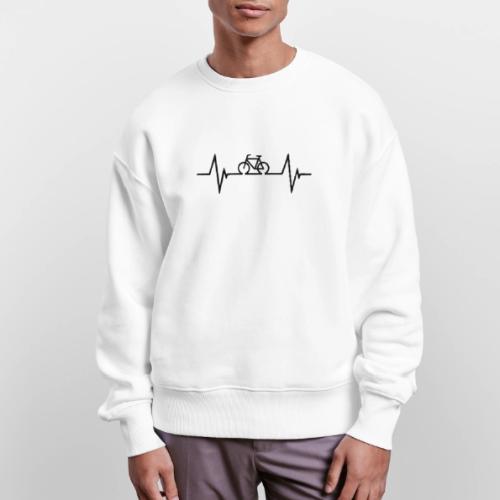 Bicycle Hearbeat - Stanley/Stella Radder Unisex Oversized Organic Sweatshirt