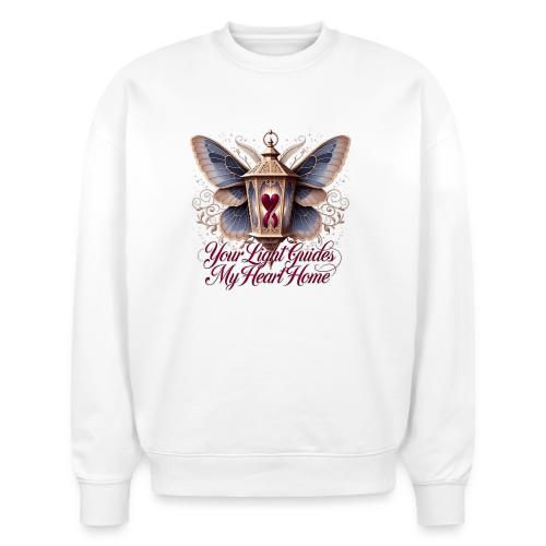 Your Light Guides My Heart HomeGifts T-Shirt - Stanley/Stella Radder Unisex Oversized Organic Sweatshirt