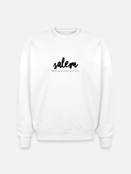 Salem Massachusetts - Stanley/Stella Radder Unisex Oversized Organic Sweatshirt - white