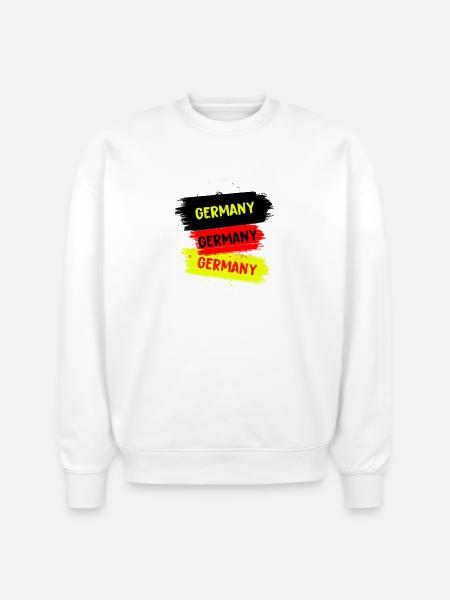 Germany Design - Stanley/Stella Radder Unisex Oversized Organic Sweatshirt - white