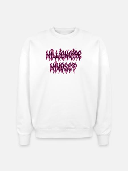 MM new logo - Stanley/Stella Radder Unisex Oversized Organic Sweatshirt - white