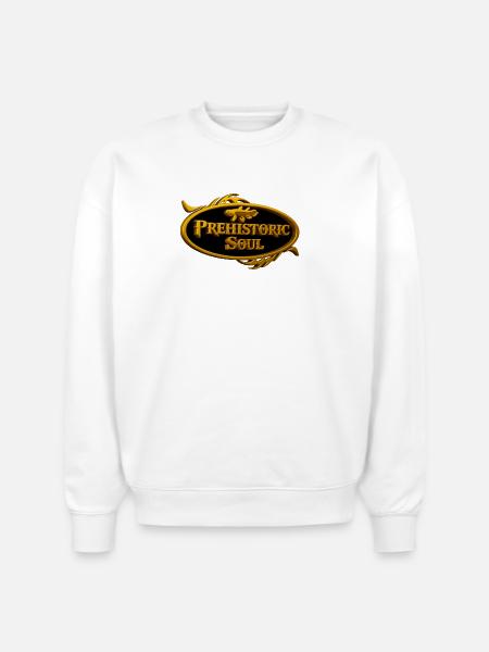 Prehistoric Soul - Stanley/Stella Radder Unisex Oversized Organic Sweatshirt - white