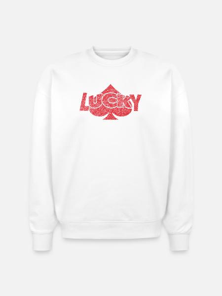 Lucky Spade - Stanley/Stella Radder Unisex Oversized Organic Sweatshirt - white