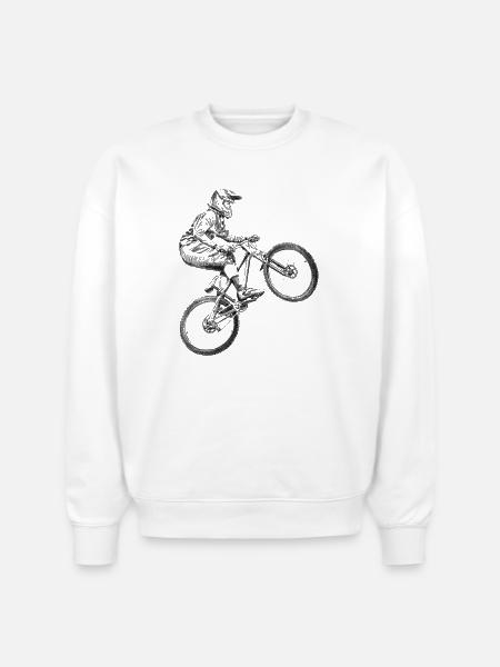 BMX - Stanley/Stella Radder Unisex Oversized Organic Sweatshirt - white