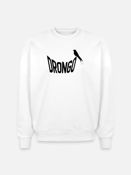 drongo - Stanley/Stella Radder Unisex Oversized Organic Sweatshirt - white