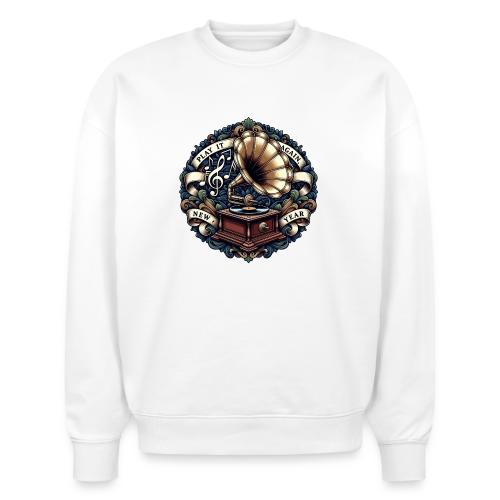 Ornate Phonograph T-Shirt - Stanley/Stella Radder Unisex Oversized Organic Sweatshirt
