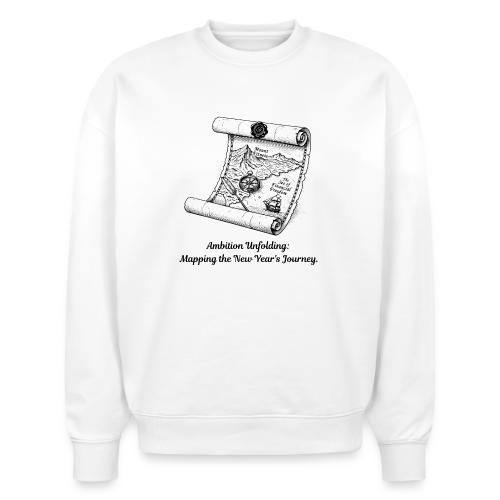 Unfolding Map of Ambition T-Shirt - Stanley/Stella Radder Unisex Oversized Organic Sweatshirt