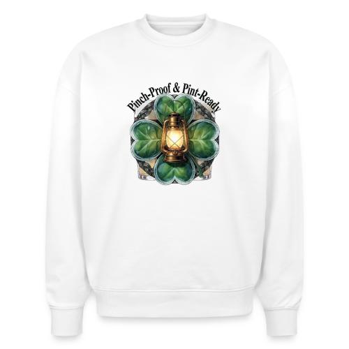 Pinch-Proof Lantern Clover T-Shirt - Stanley/Stella Radder Unisex Oversized Organic Sweatshirt
