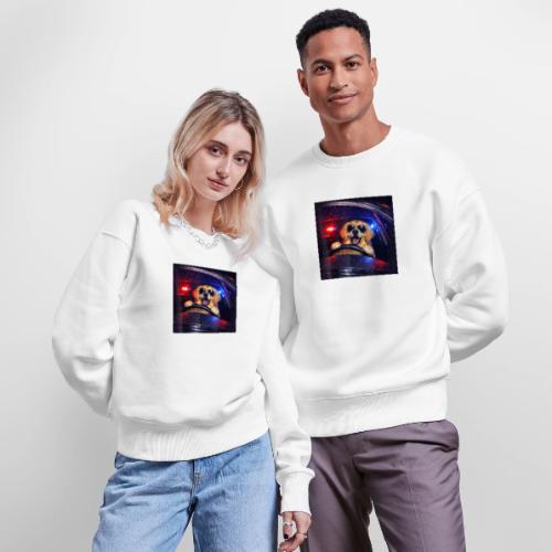 Funny Police Golden Retriever Meme Tee - Stanley/Stella Radder Unisex Oversized Organic Sweatshirt