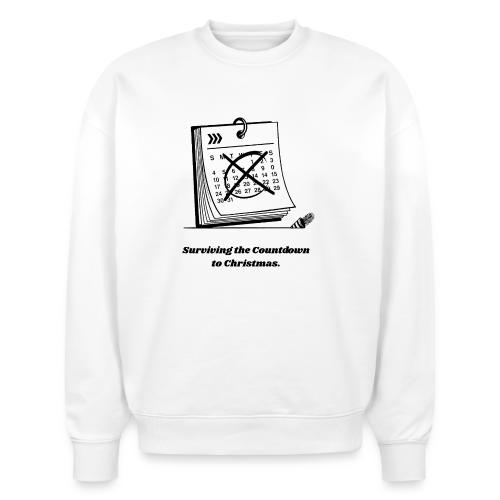 Countdown to Christmas T-Shirt - Stanley/Stella Radder Unisex Oversized Organic Sweatshirt