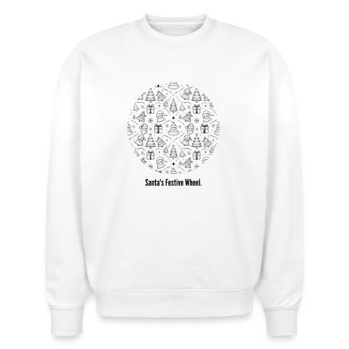Santa's Festive Wheel T-Shirt - Stanley/Stella Radder Unisex Oversized Organic Sweatshirt