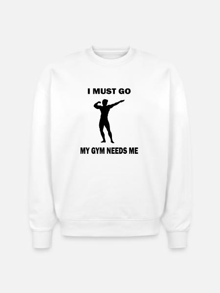 mygym - Stanley/Stella Radder Unisex Oversized Organic Sweatshirt - white