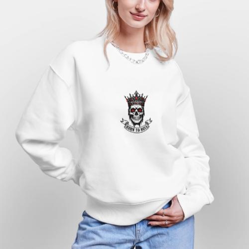 Born to Rule Skull King - Stanley/Stella Radder Unisex Oversized Organic Sweatshirt