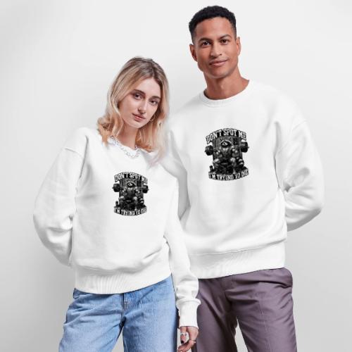 Raccoon Lifter Don’t Spot Me - Stanley/Stella Radder Unisex Oversized Organic Sweatshirt