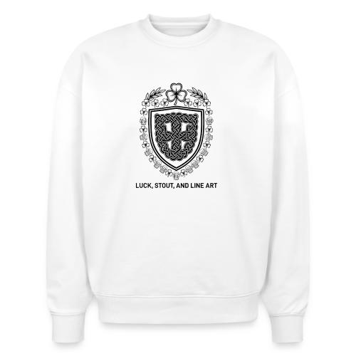 Celtic Knot T-Shirt, Symmetrical Shield - Stanley/Stella Radder Unisex Oversized Organic Sweatshirt